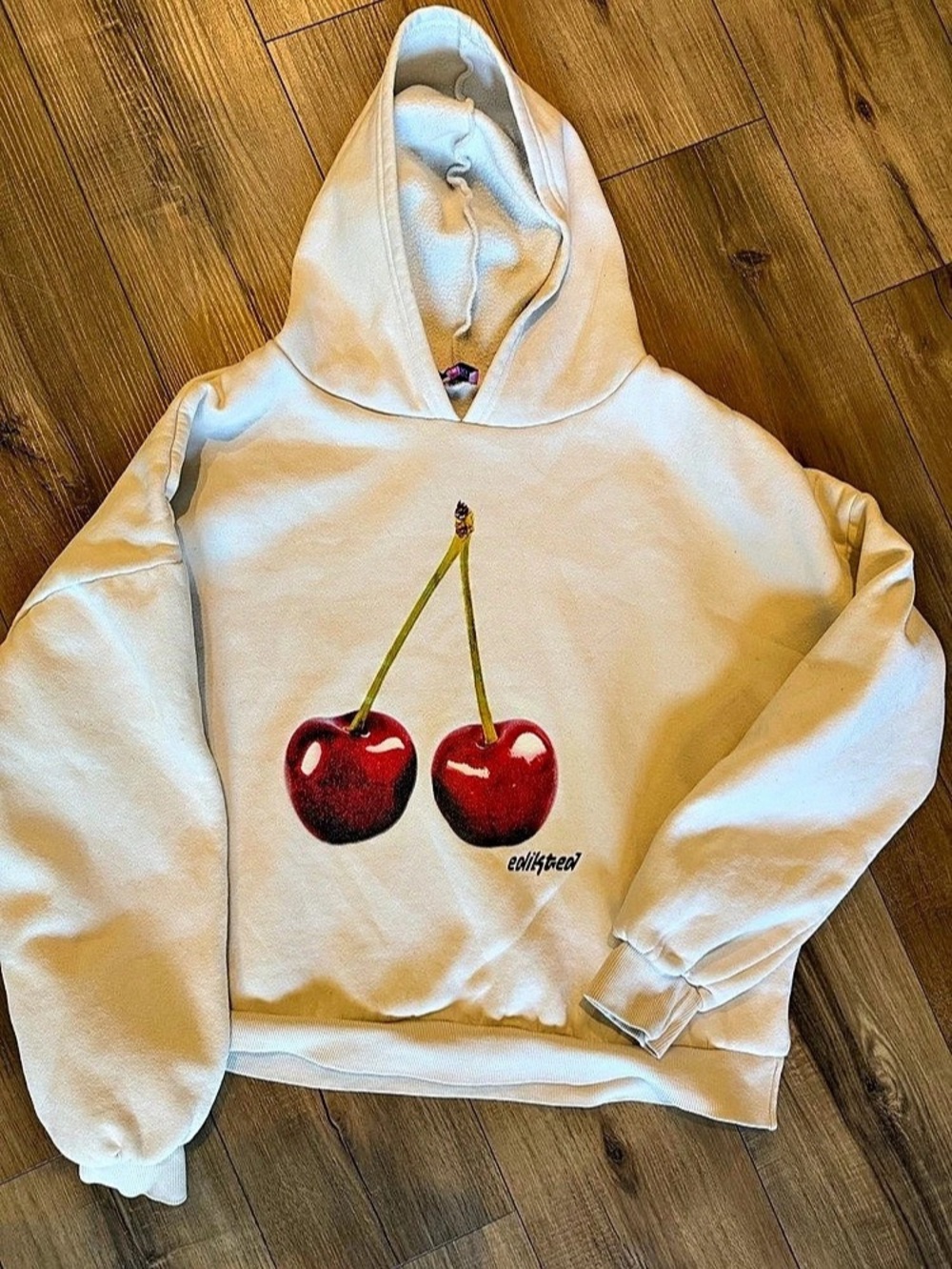 Edikted Cherry Graphic Hoody